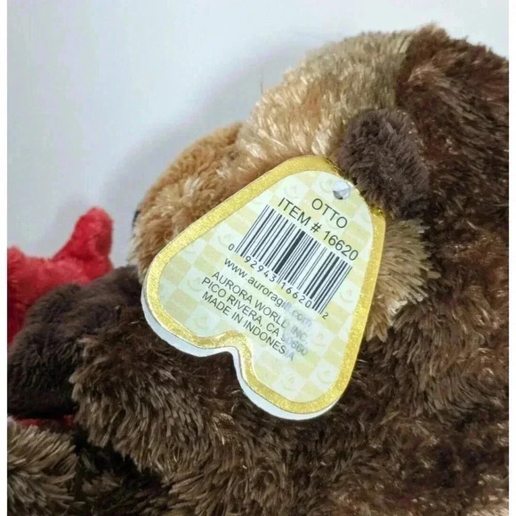 Aurora Sea Otter Brown Mini Flopsie 9" Otto NEW Adorable Stuffed Animal Plush - Picture 5 of 5